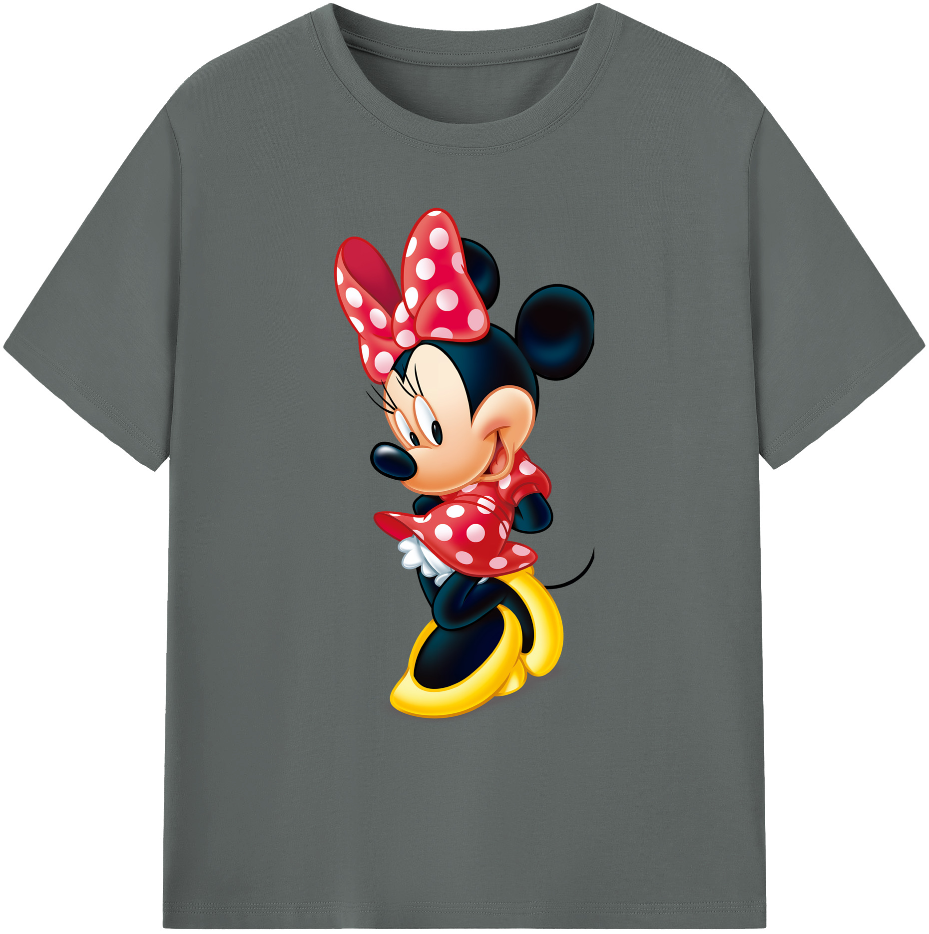 ミッキーマウス Mickey Mouse 綿100％ メンズ半袖Tシャツ｜肌触りやわらか＆通気性
